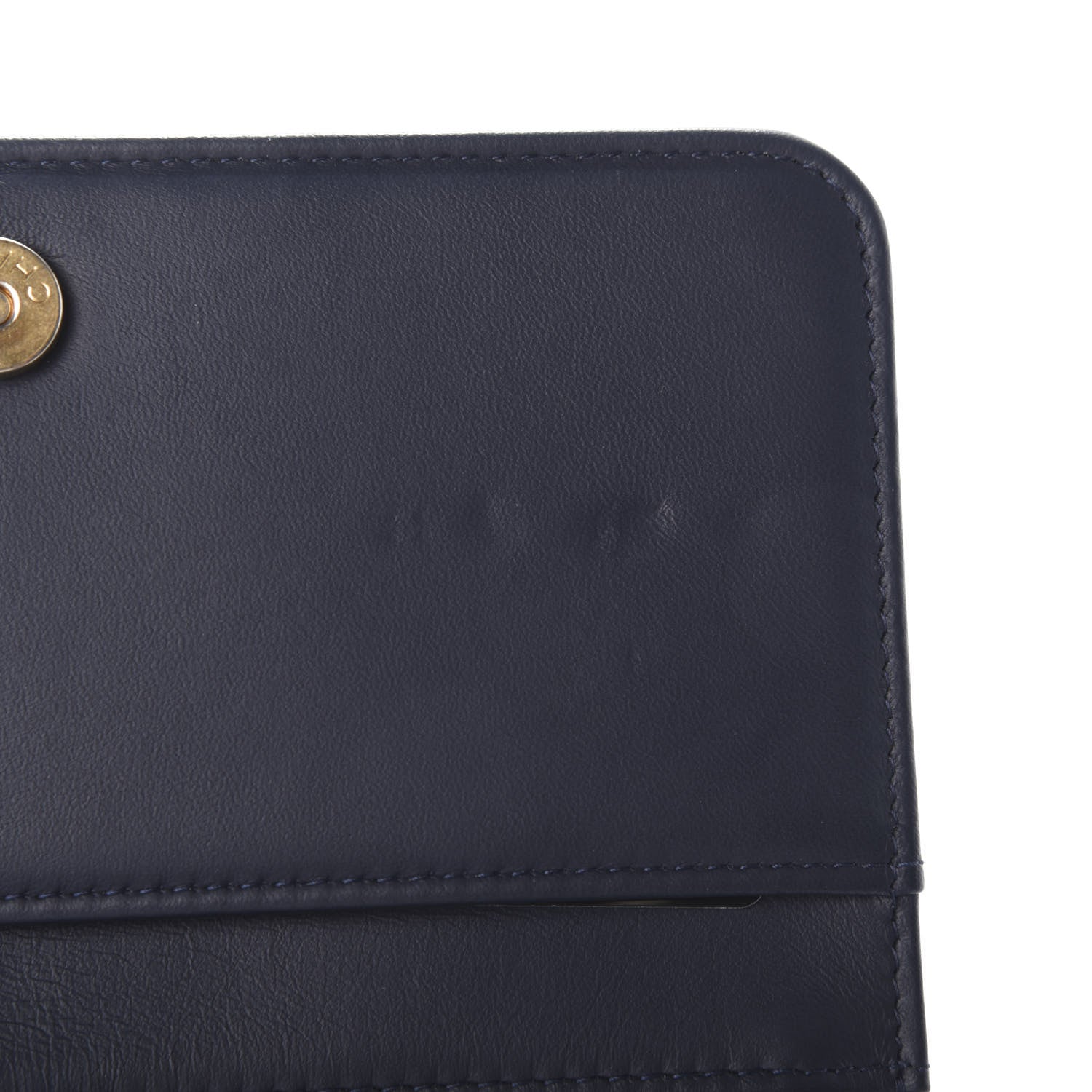 Chanel Caviar Quilted Boy Wallet On Chain WOC Navy 9 of 11