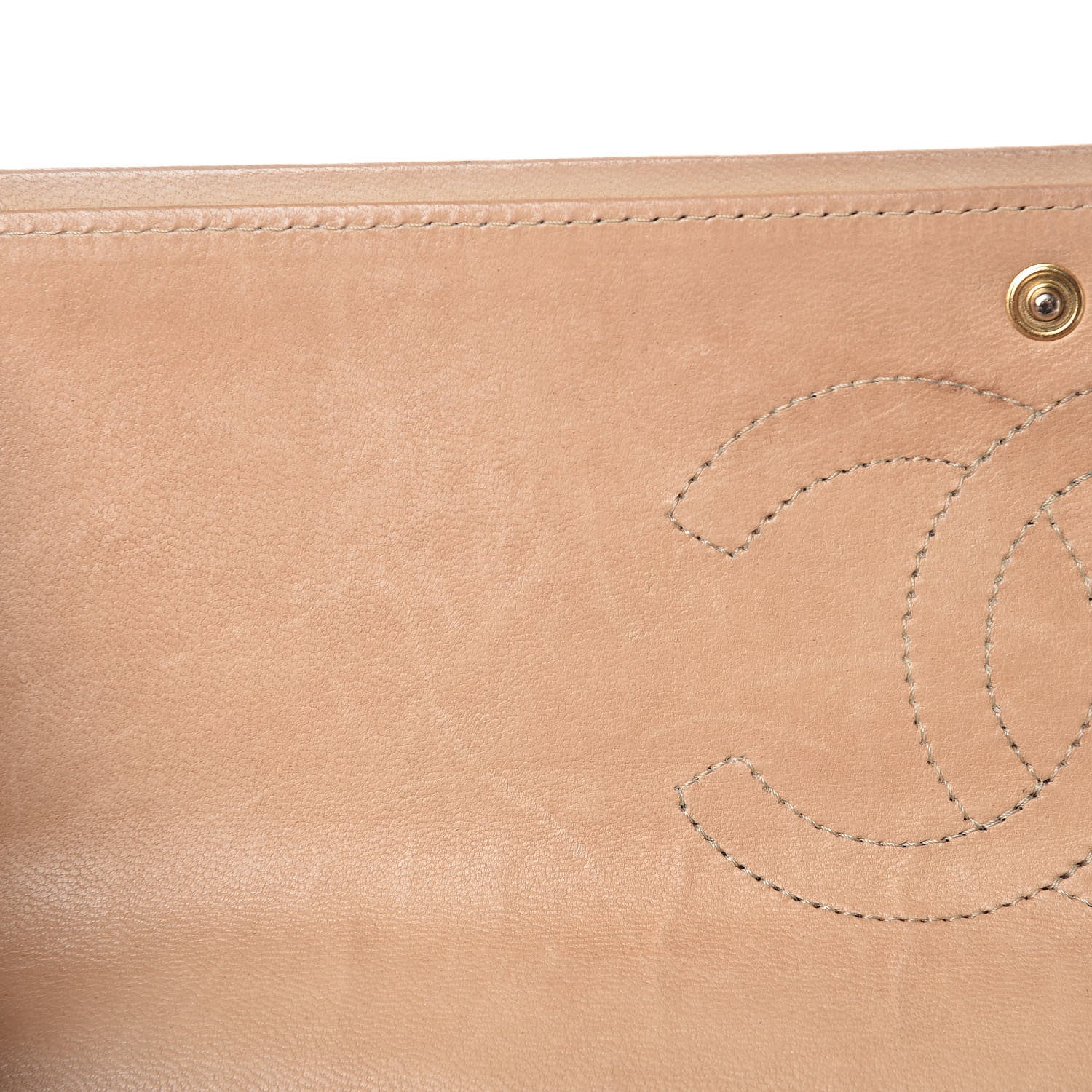 Chanel Lambskin Quilted Medium Bijoux Chain Double Flap Beige 10 of 16
