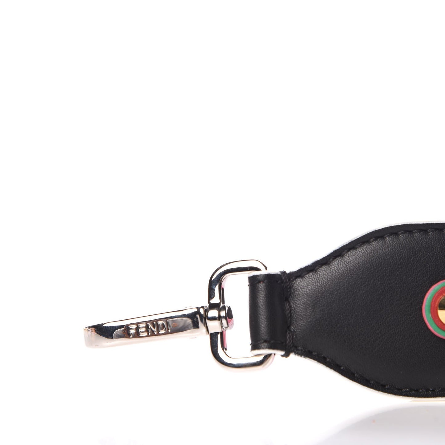 Vitello Dolce Fun Fair Metal Studded Strap You Black Multicolor