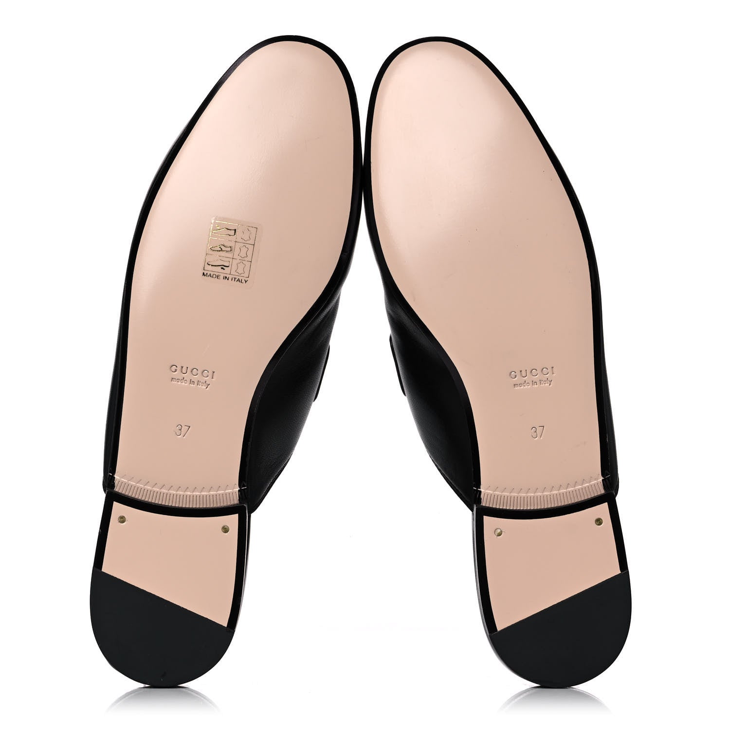 Gucci Malaga Kid Web Womens Princetown Slippers 37 Black 5 of 9