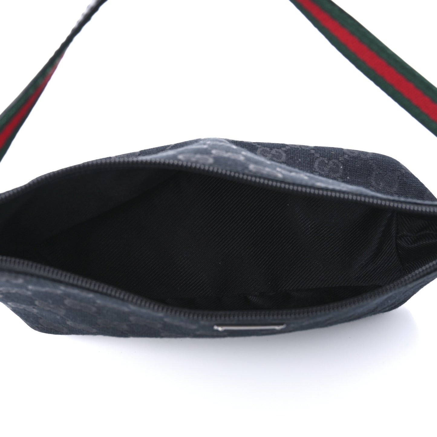 Monogram Web Boat Pochette Black