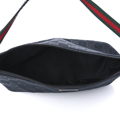 Gucci Monogram Web Boat Pochette Black 5 of 10