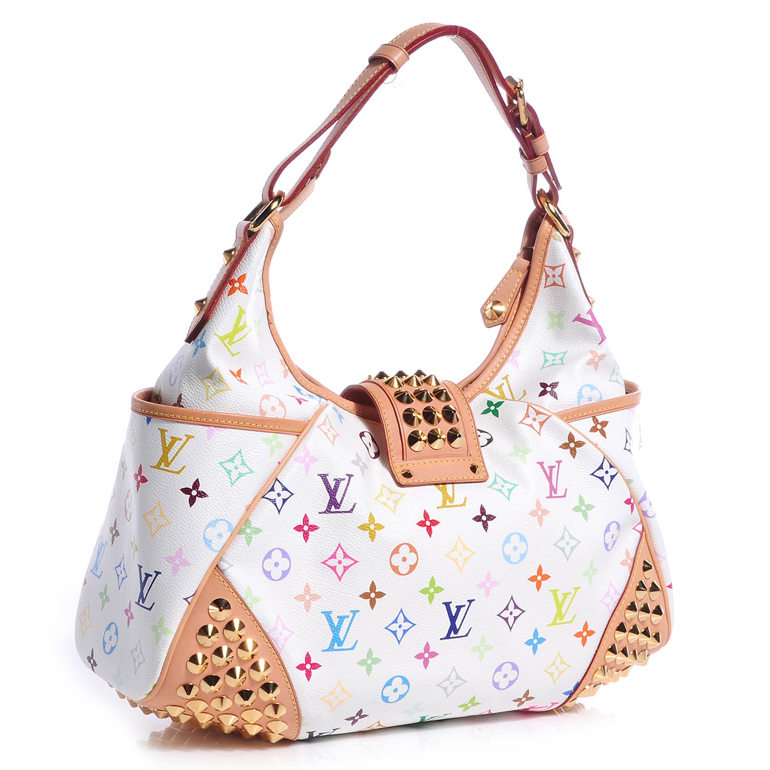 Louis Vuitton Monogram Multicolor Chrissie White 3 of 9