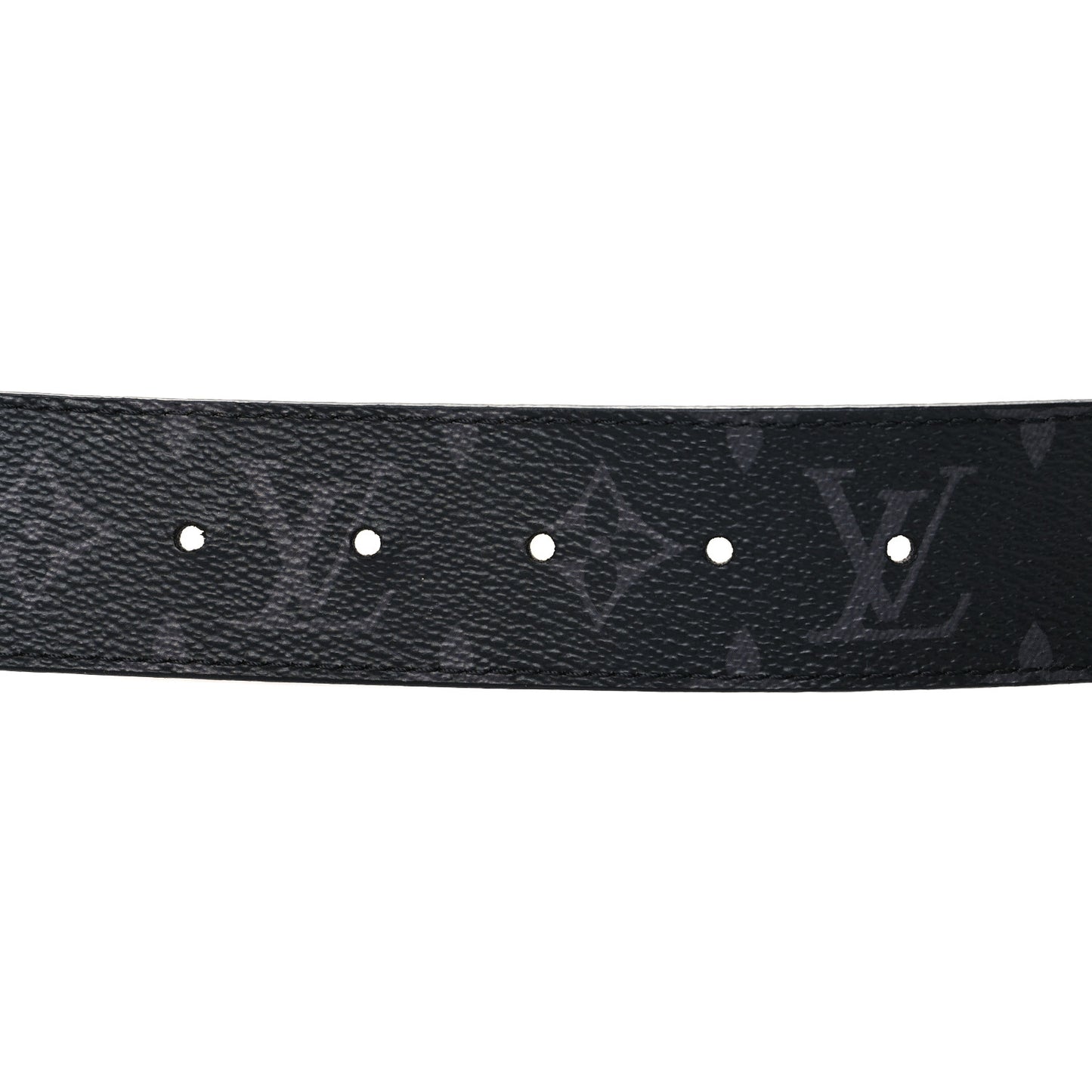Monogram Eclipse Taigarama 40mm LV Initiales Reversible Belt 85 34 Black