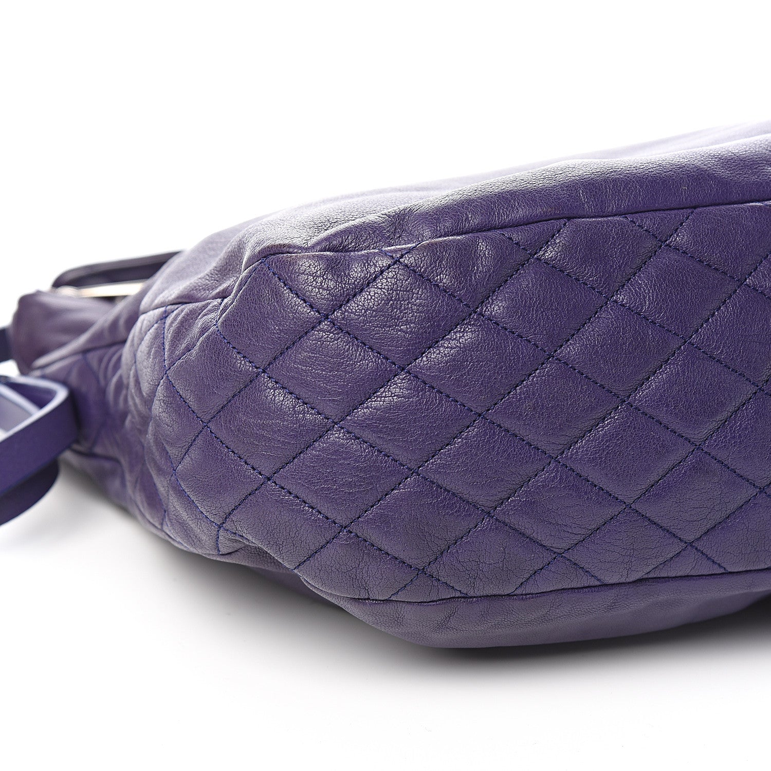 Jimmy Choo Lambskin Small Biker Hobo Purple 6 of 8