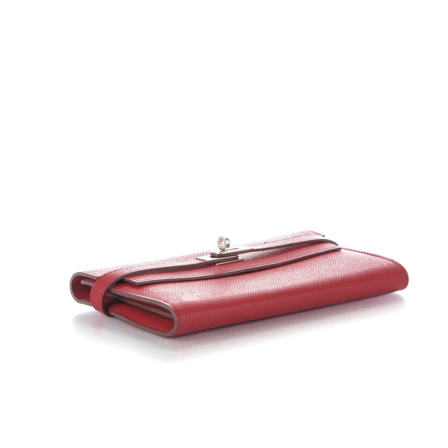 Epsom Kelly Longue Wallet Rouge Vif