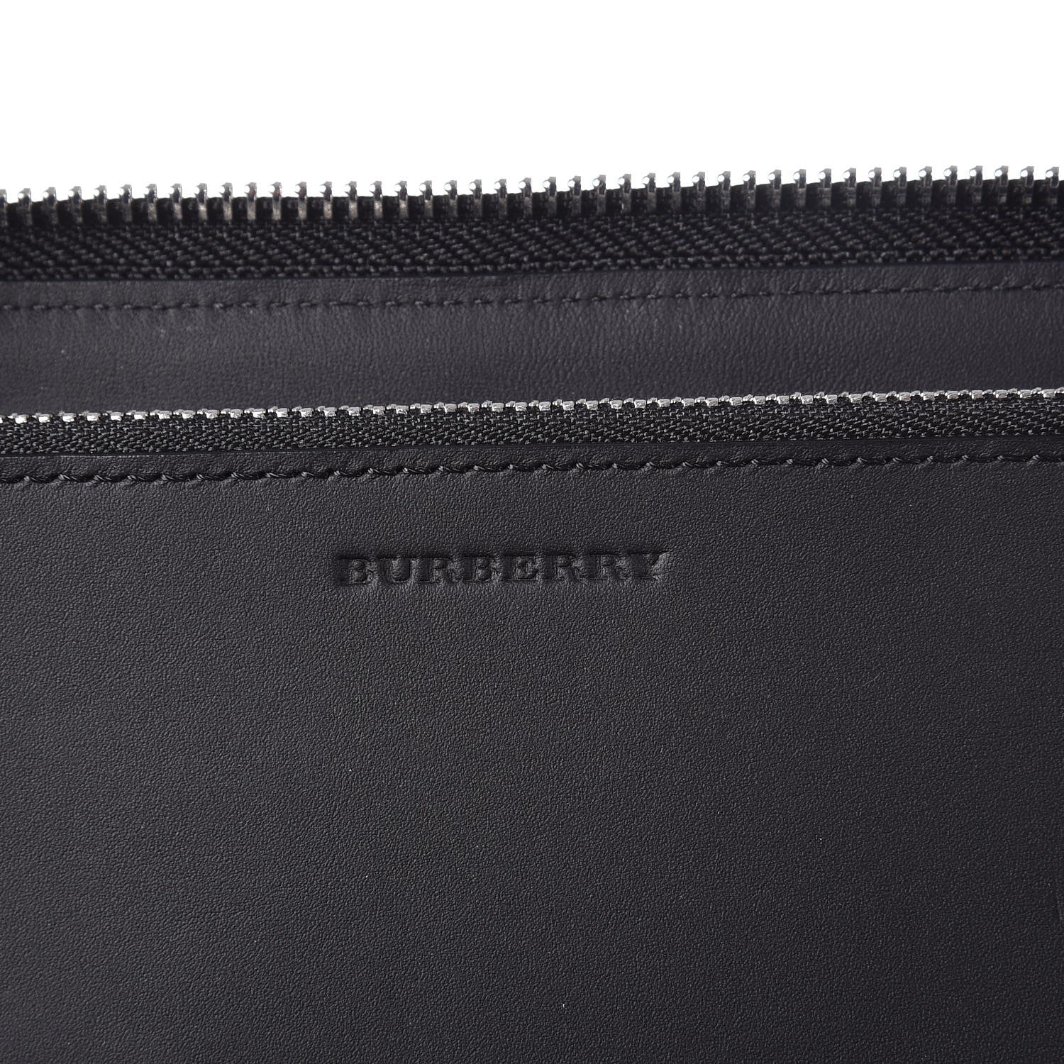 Burberry London Check Large Zip Around Wallet Charcoal 6 of 11
