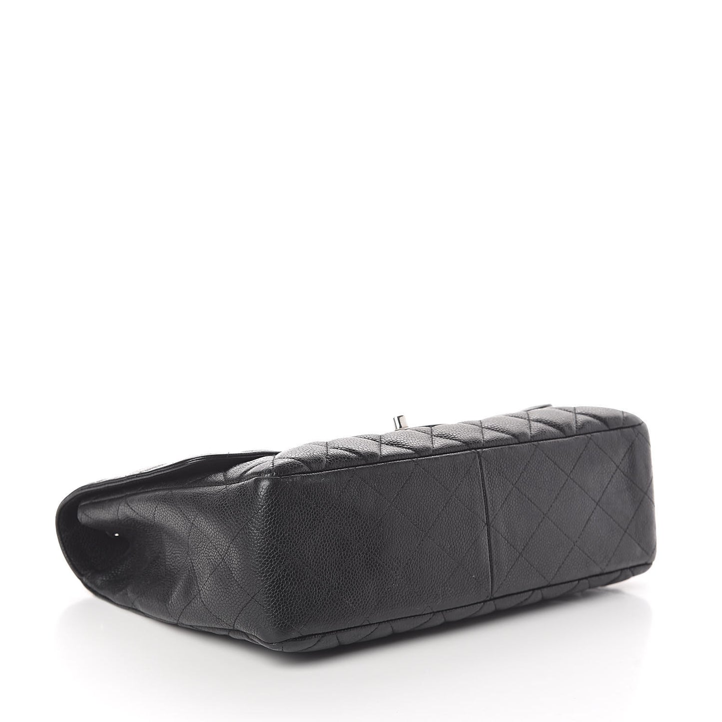 Caviar Quilted Jumbo Single Flap Black