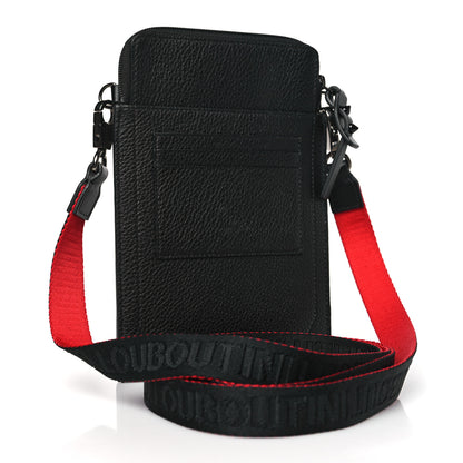 Christian Louboutin Empire Calfskin Spikes Loubilab Clutch Black 3 of 10