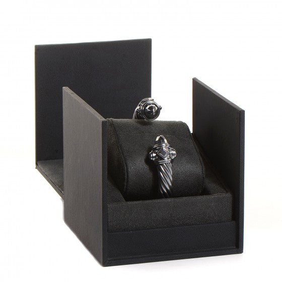 Aluminum 10mm Cable Bracelet Silver