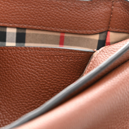Burberry Calfskin Vintage Check Note Crossbody Bag Tan 7 of 14
