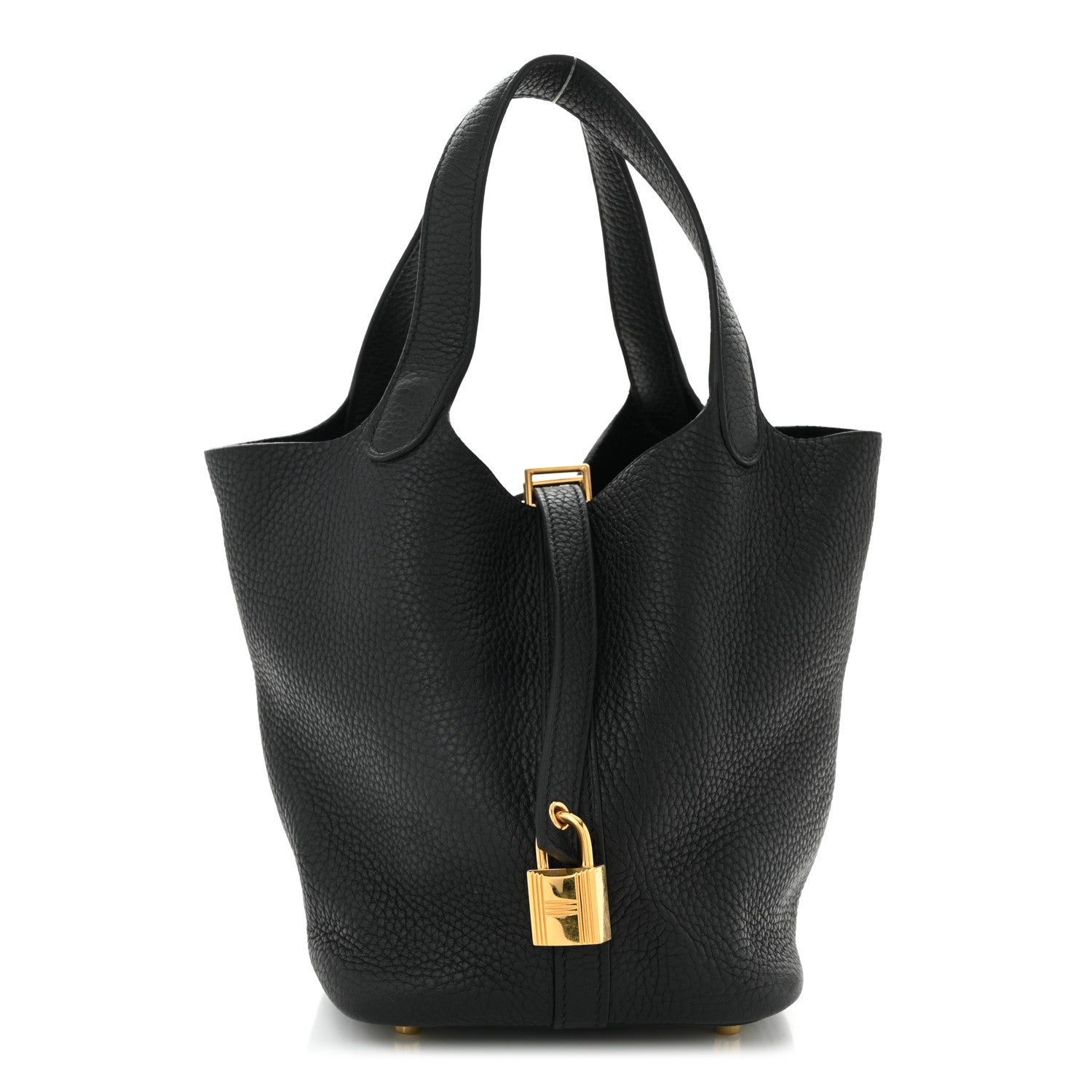 Hermes Taurillon Clemence Picotin Lock 18 PM Black 1 of 10