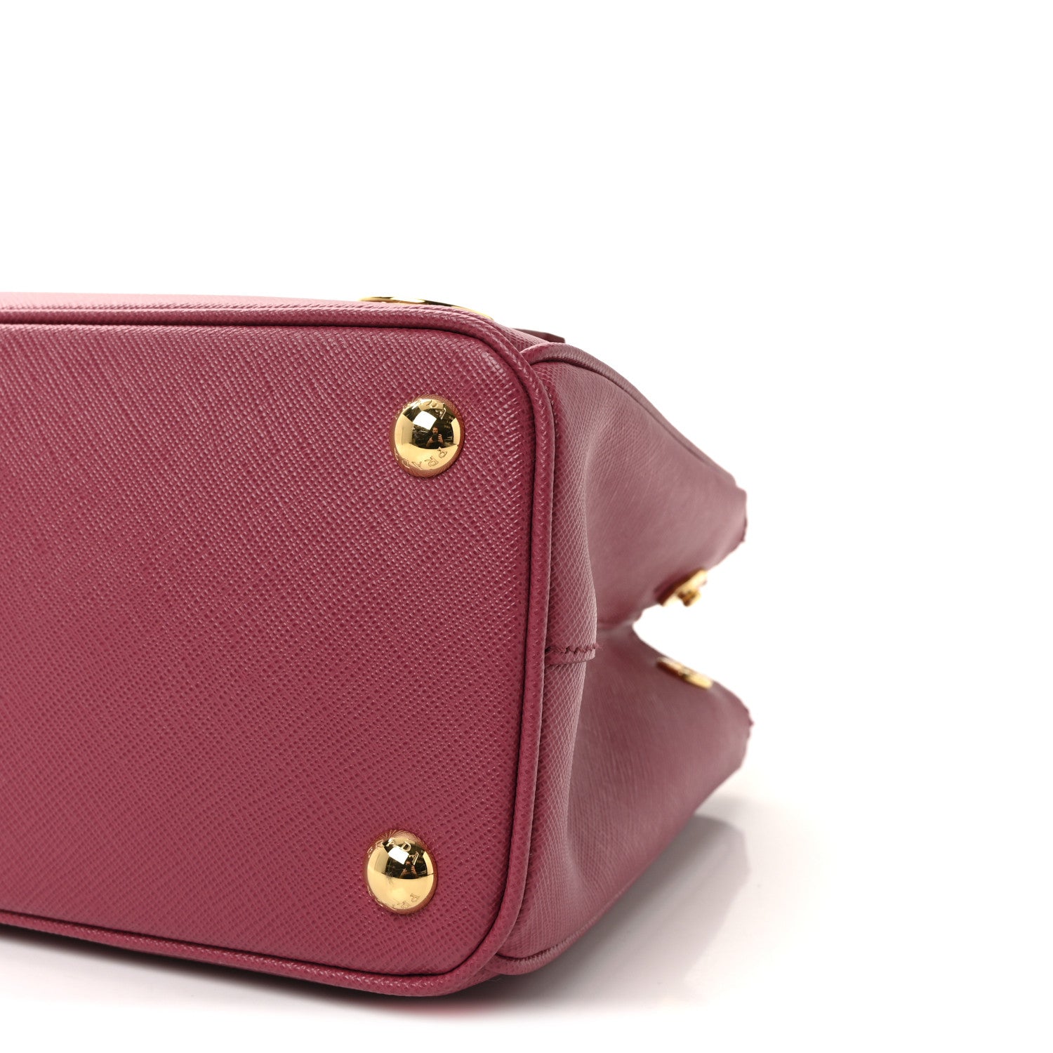 Prada Saffiano Mini Galleria Double Zip Tote Fuxia 9 of 9