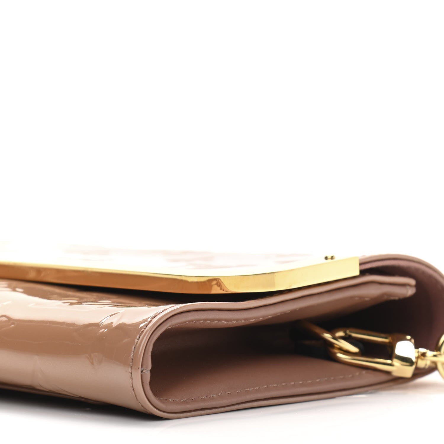 Louis Vuitton Vernis Rossmore MM Rose Velours 9 of 9