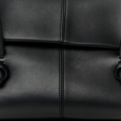 Bottega Veneta Calfskin Medium Falcon Shoulder Bag Black 8 of 10