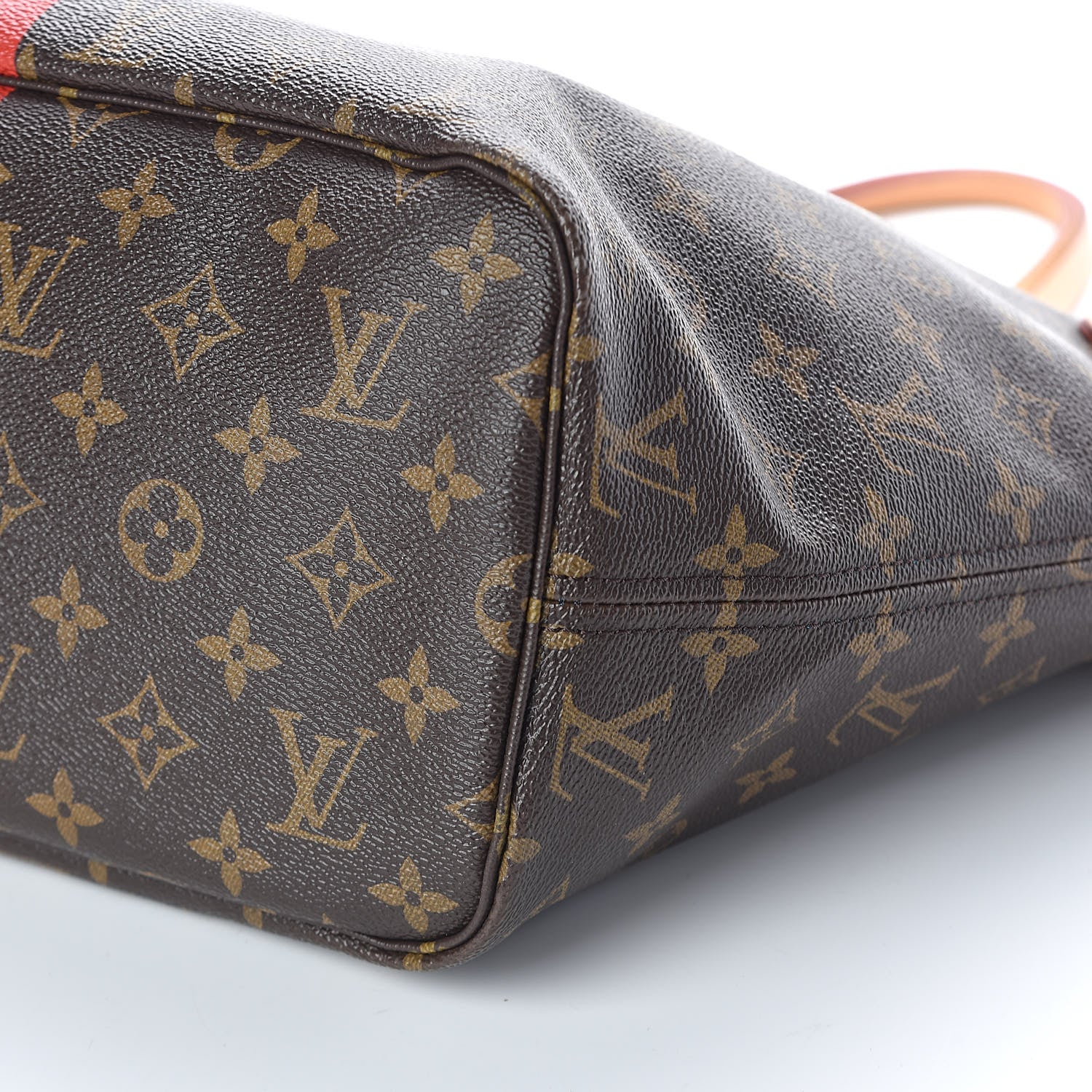 Louis Vuitton Monogram My LV Heritage Neverfull MM Blue Clair Rouge 11 of 11
