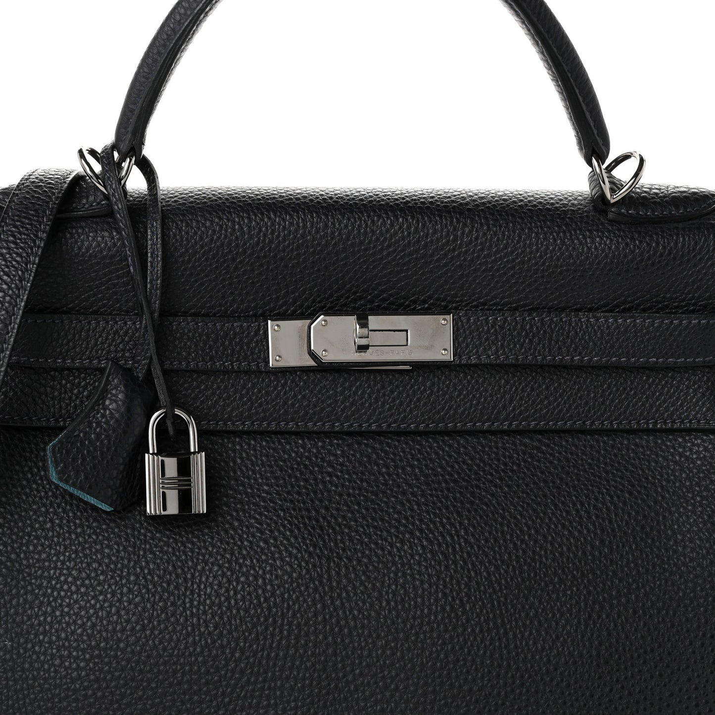 Togo Bi-Color Kelly Retourne 32 Indigo Blue Jean