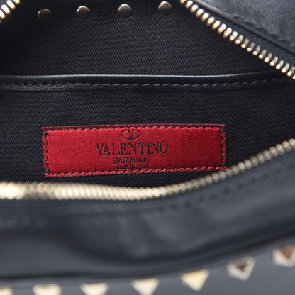 Valentino Garavani Calfskin Rockstud Camera Crossbody Bag Black 6 of 9