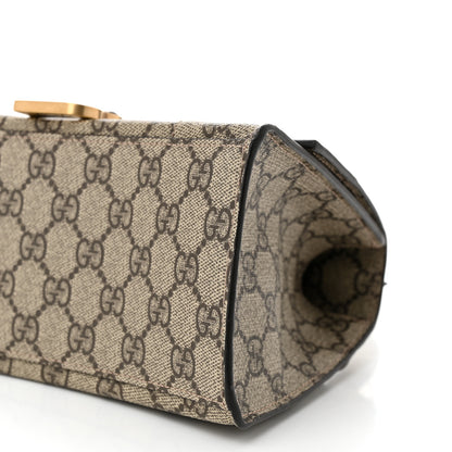 Balenciaga X GUCCI GG Supreme Monogram Small Hourglass Top Handle Bag Beige Ebony 10 of 11