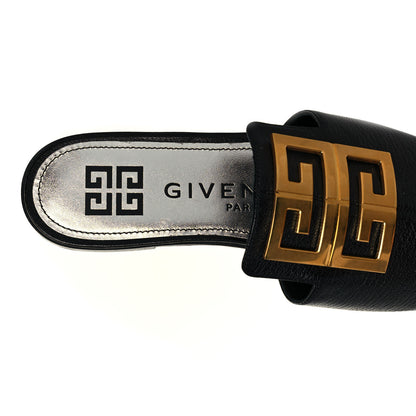 Givenchy Goatskin 4G Flat Sandals 36 Black 7 of 8