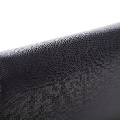 Prada Saffiano Lux Chain Wallet Black 8 of 8