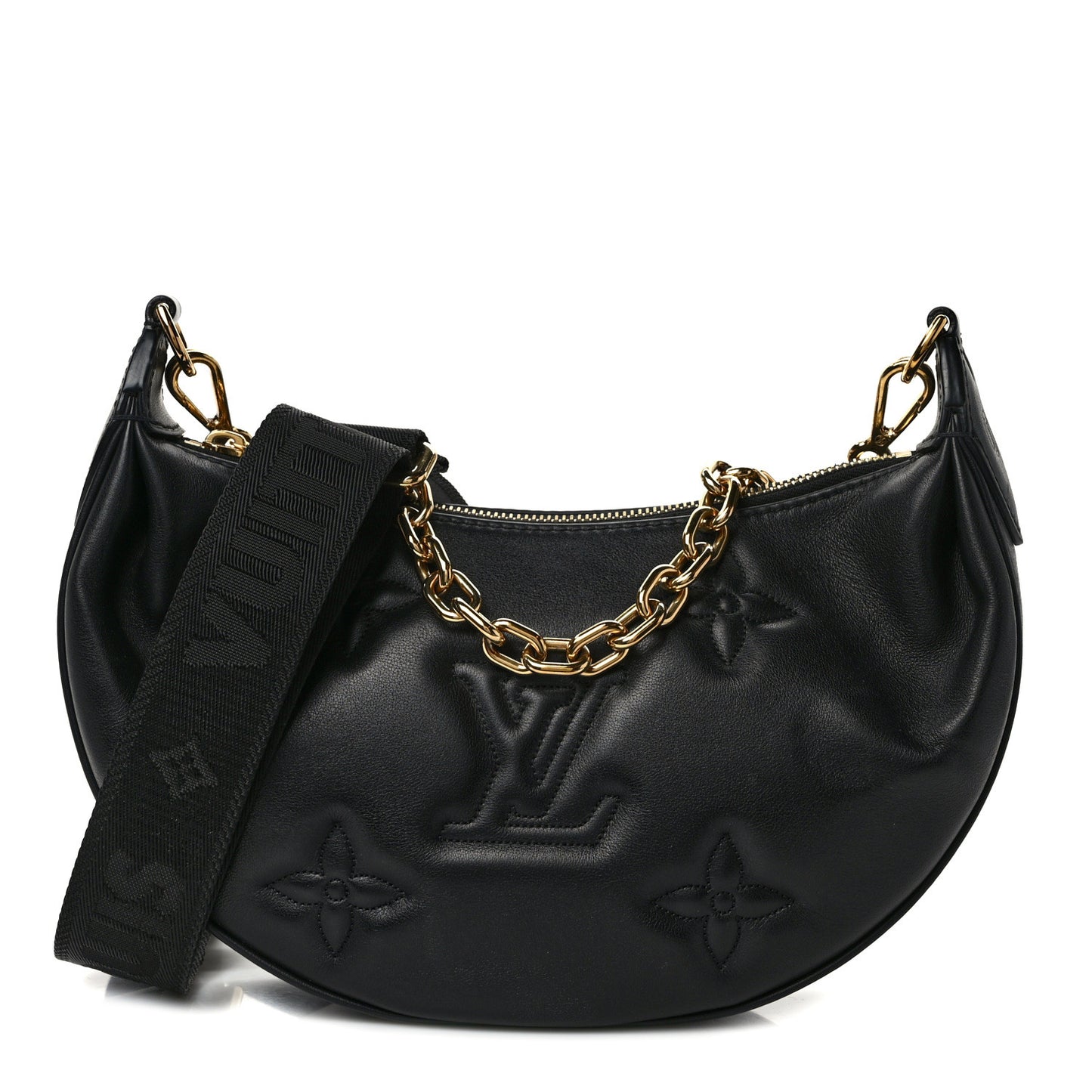 Calfskin Bubblegram Over The Moon Black