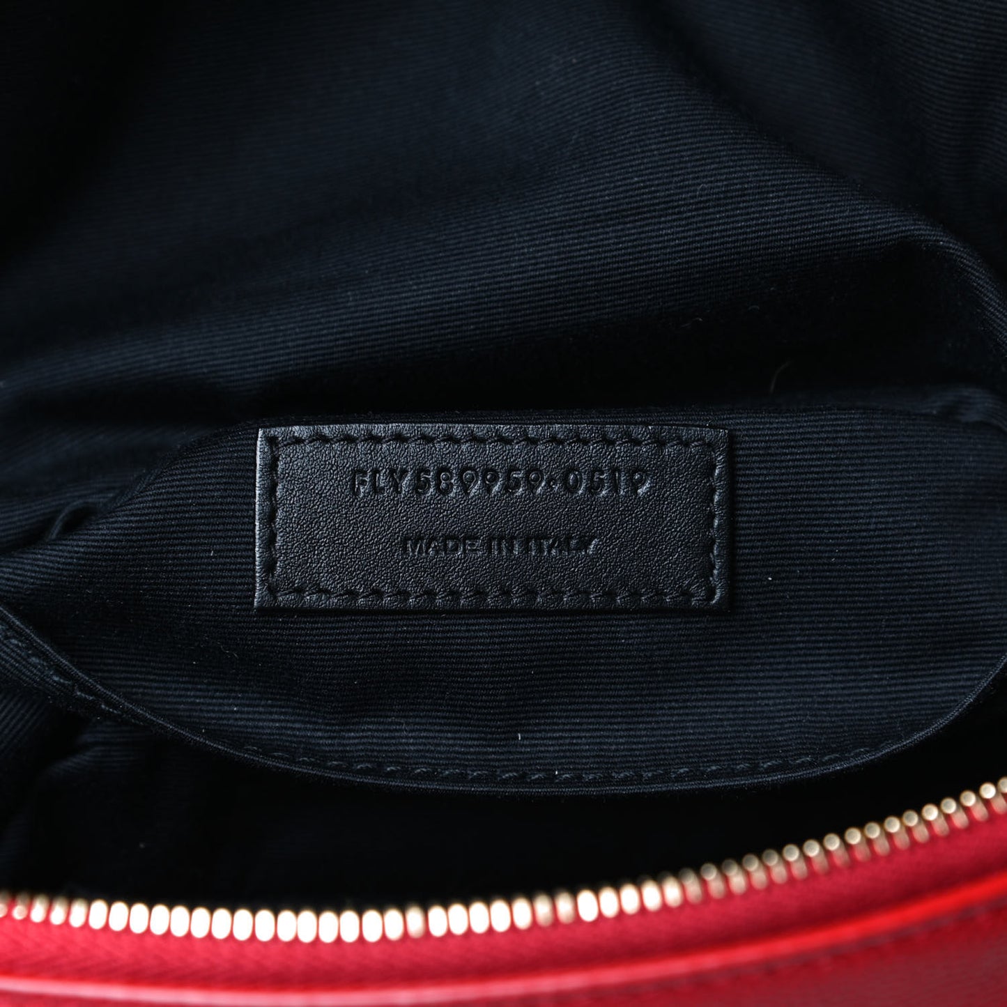 Grain De Poudre Monogram Belt Bag Rouge Eros