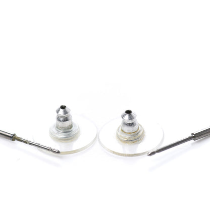 Chanel Crystal CC Drop Earrings Ruthenium 3 of 4