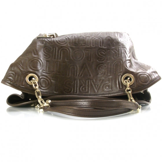 Louis Vuitton Monogram Paris Souple Whisper PM Chocolate 6 of 9