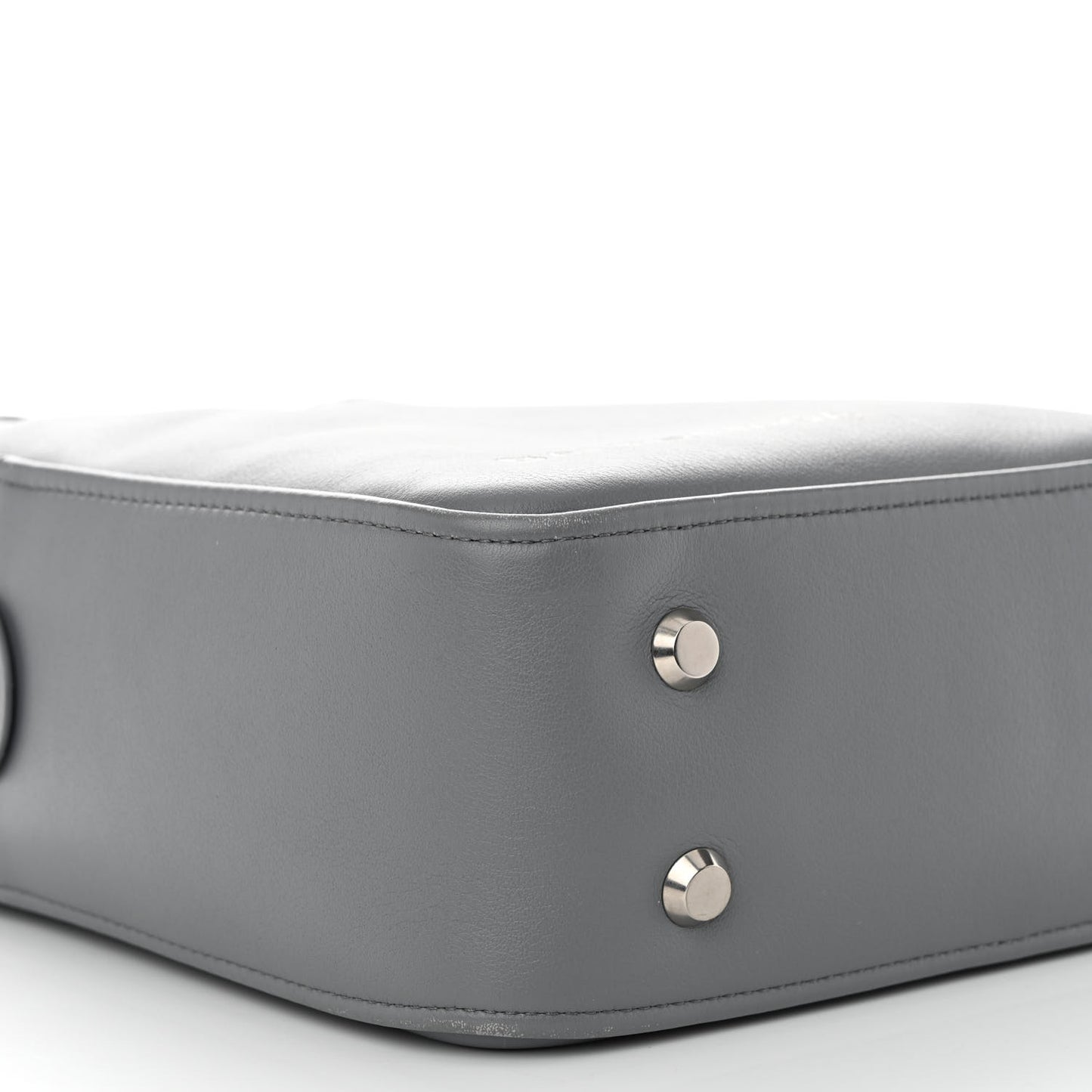 Calfskin S Triangle Duffle Grey