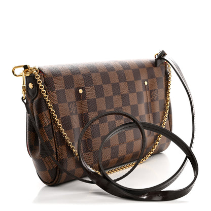 Louis Vuitton Damier Ebene Favorite MM 3 of 15