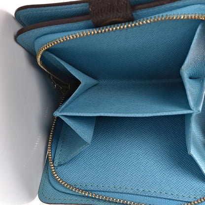 Louis Vuitton Monogram Groom Compact Zip Wallet Blue 6 of 19