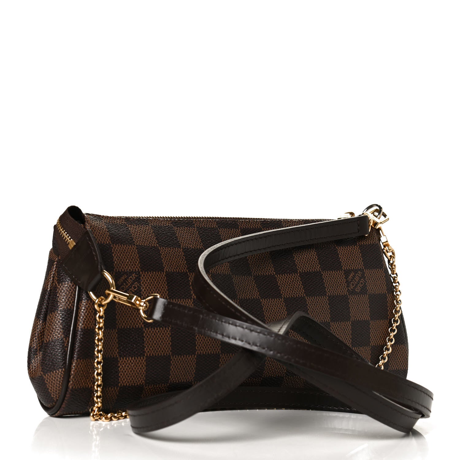 Louis Vuitton Damier Ebene Eva Clutch 3 of 12