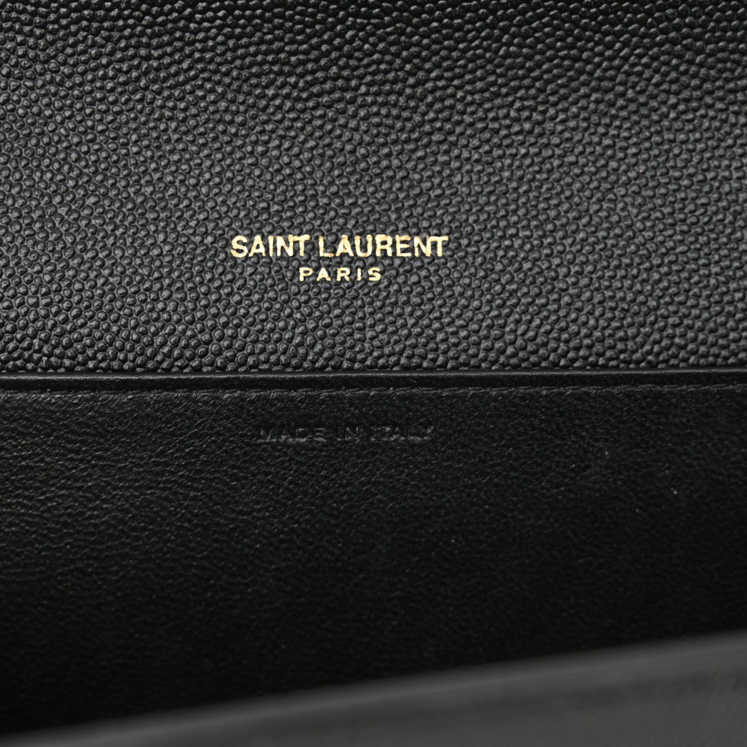 Saint Laurent Grain De Poudre Uptown Chain Wallet Black 7 of 11