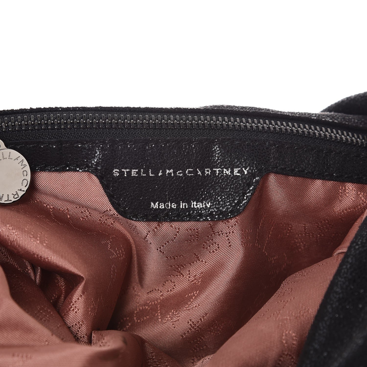 Stella McCartney Shaggy Deer Falabella Fold Over Tote Black 6 of 9