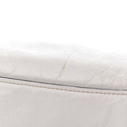 Miu Miu Vitello Shine Zip Tote Talco 11 of 14
