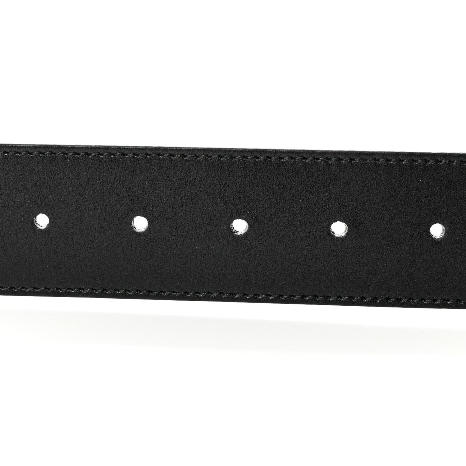 Gucci Calfskin Double G 40mm Belt 80 32 Black 4 of 5