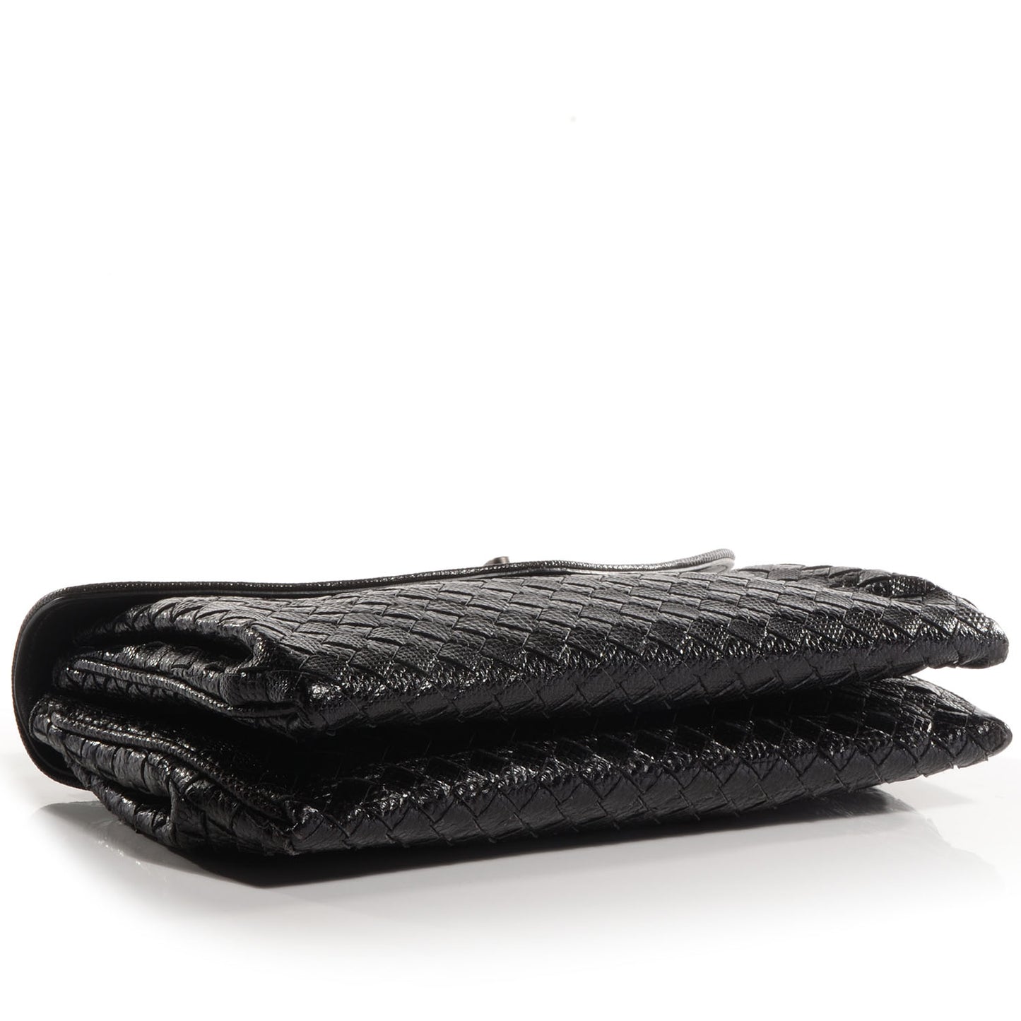 Ayers Intrecciato Karung Clutch Black