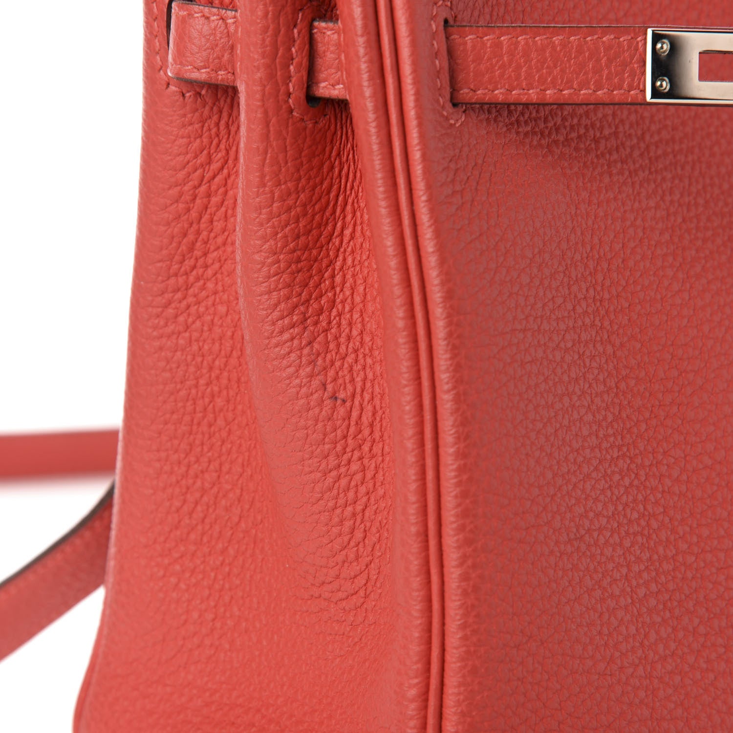 Hermes Togo Kelly Retourne 25 Rouge Pivoine 10 of 12