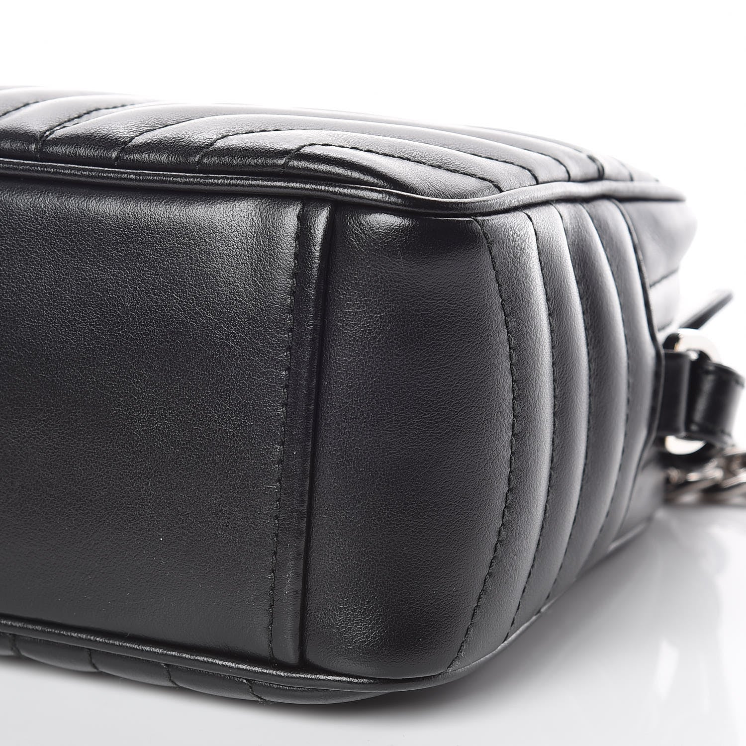 Prada Soft Calfskin Diagramme Crossbody Bag Black 7 of 10