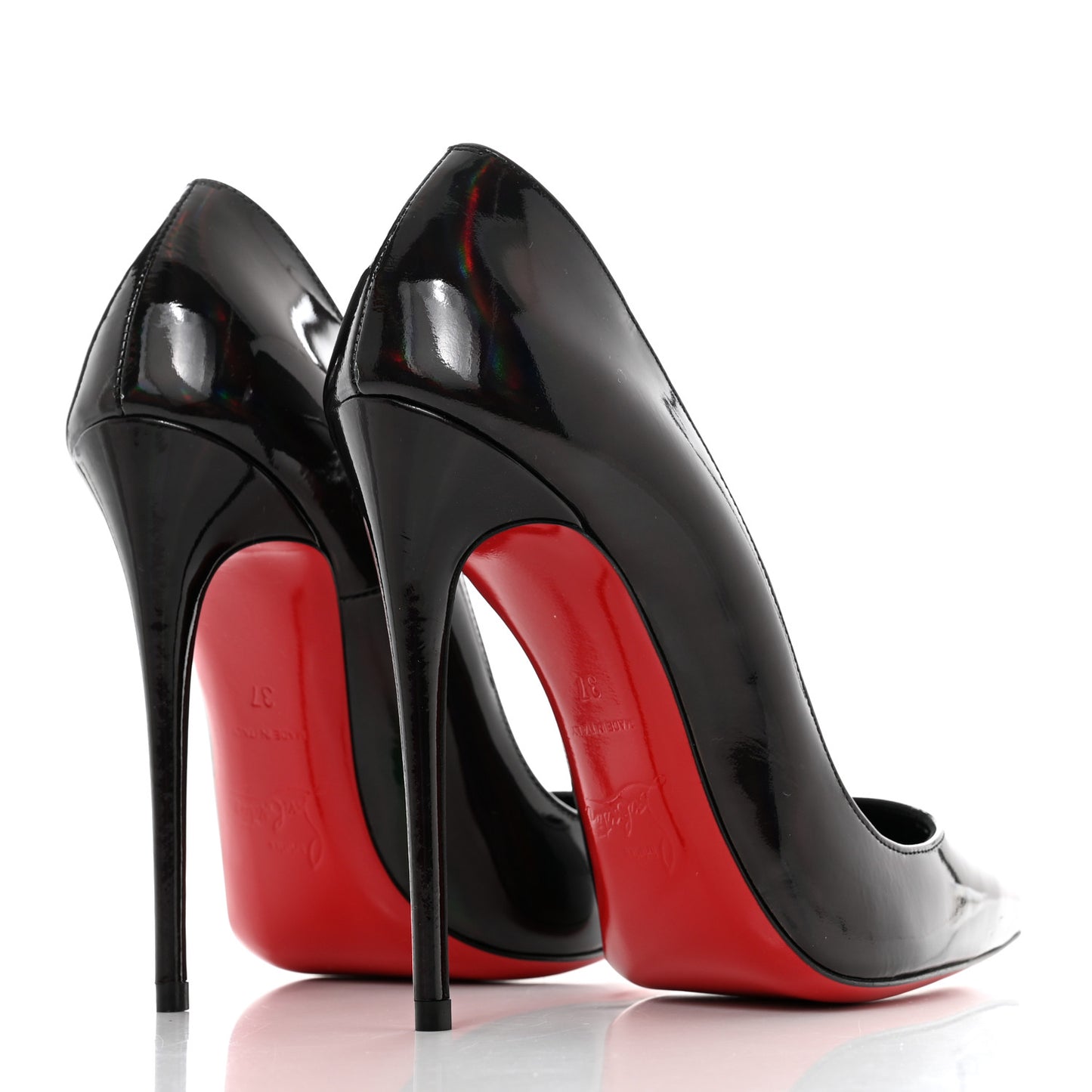 Metallic Patent Psychic So Kate 120 Pumps 37 Black