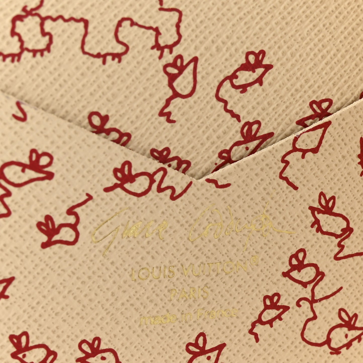 Monogram Travels With Grace Coddington Passport Cover