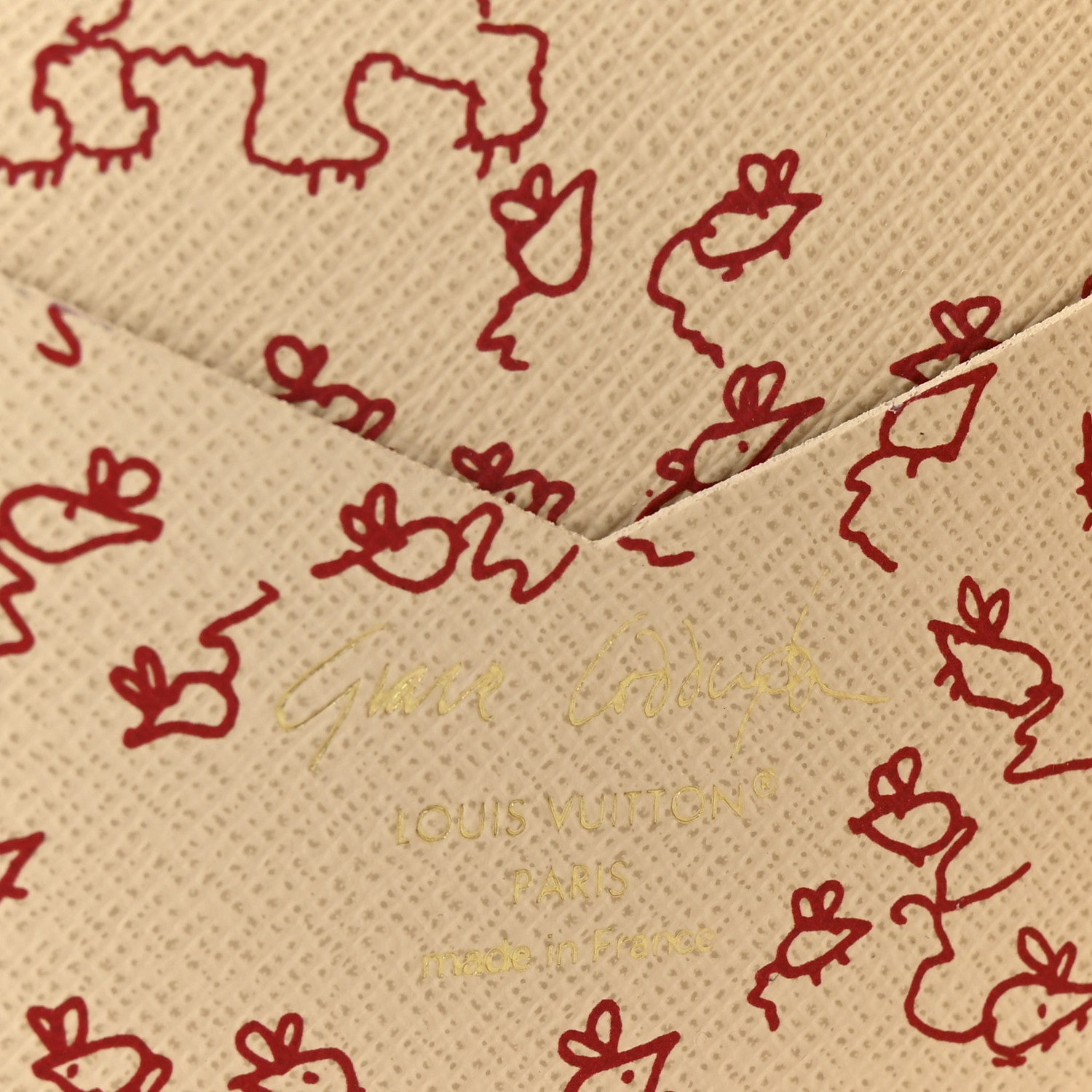 Louis Vuitton Monogram Travels With Grace Coddington Passport Cover 12 of 14