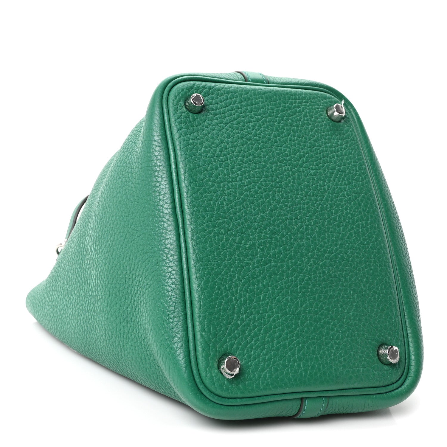 Hermes Taurillon Clemence Picotin Lock 18 PM Vert Jade 4 of 10