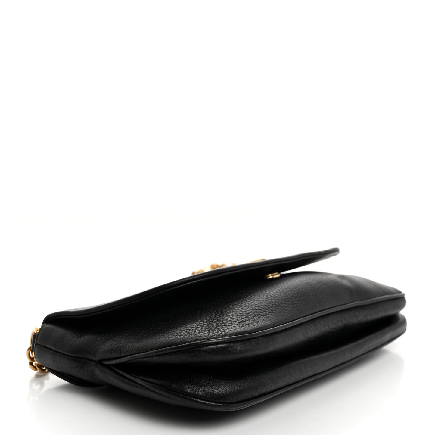 Calfskin Medium 1973 Chain Shoulder Bag Black