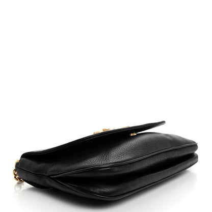 Gucci Calfskin Medium 1973 Chain Shoulder Bag Black 4 of 11