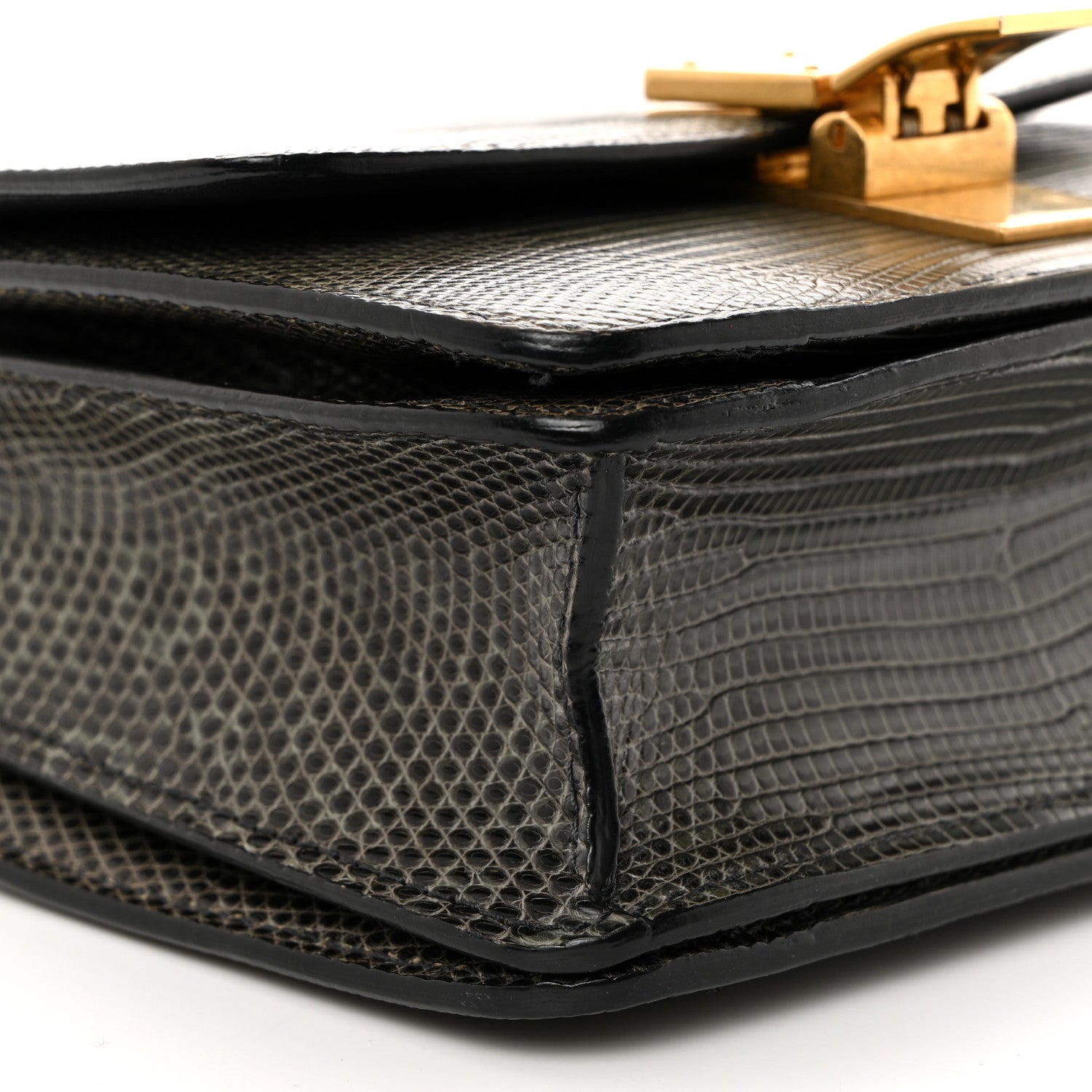 Celine Lizard Small Classic Box Flap Bag Green 8 of 9