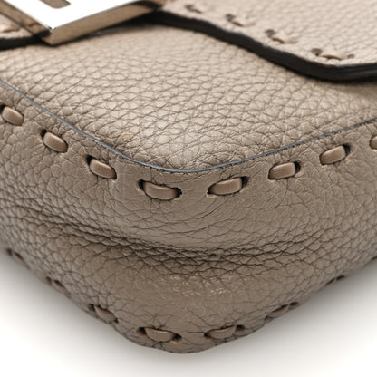 Fendi Cuoio Roma Sellerissima Nappa Sintetica Tape Stitch Mini Baguette Corda 10 of 10