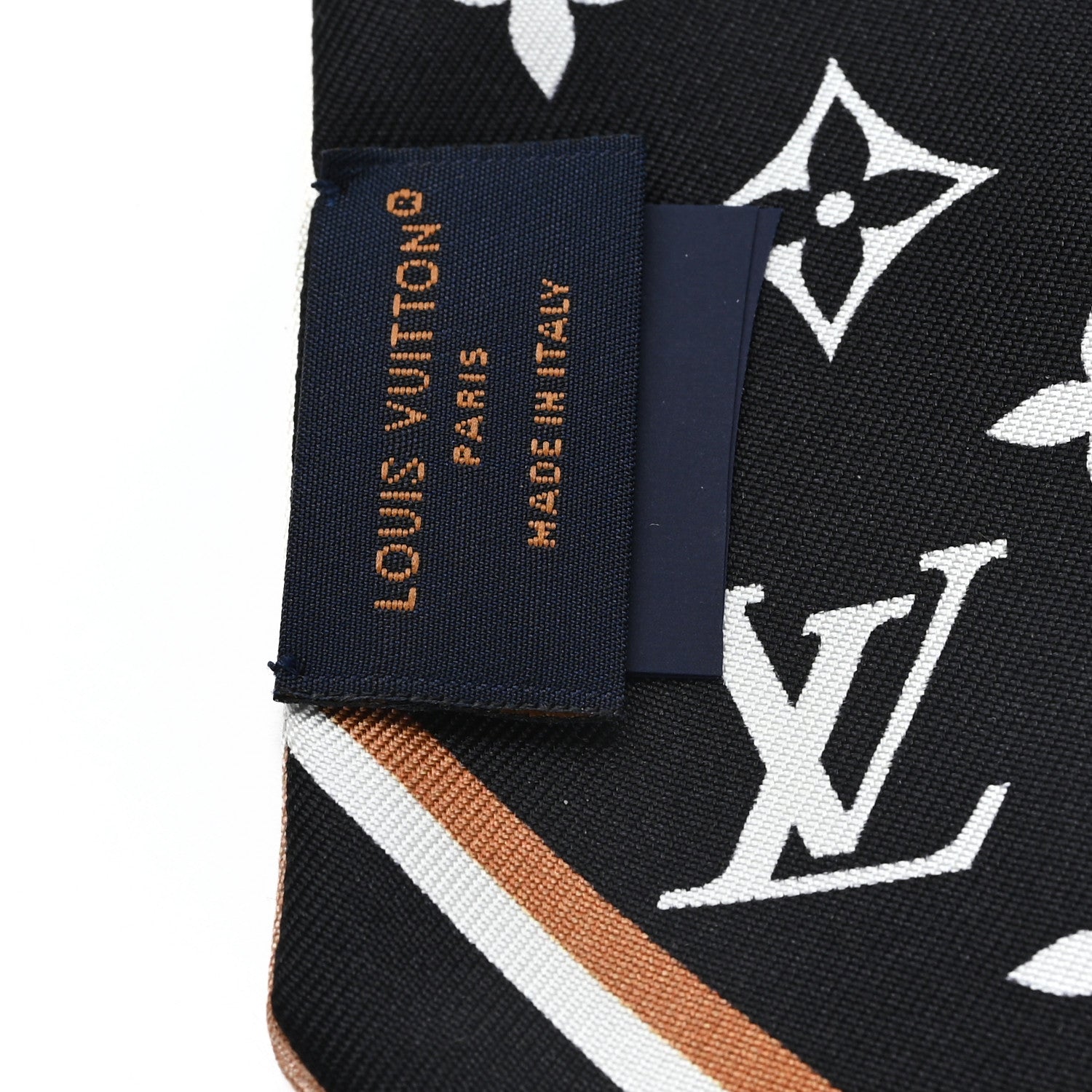 Louis Vuitton Silk Monogram Let's Go BB Bandeau Black 3 of 3