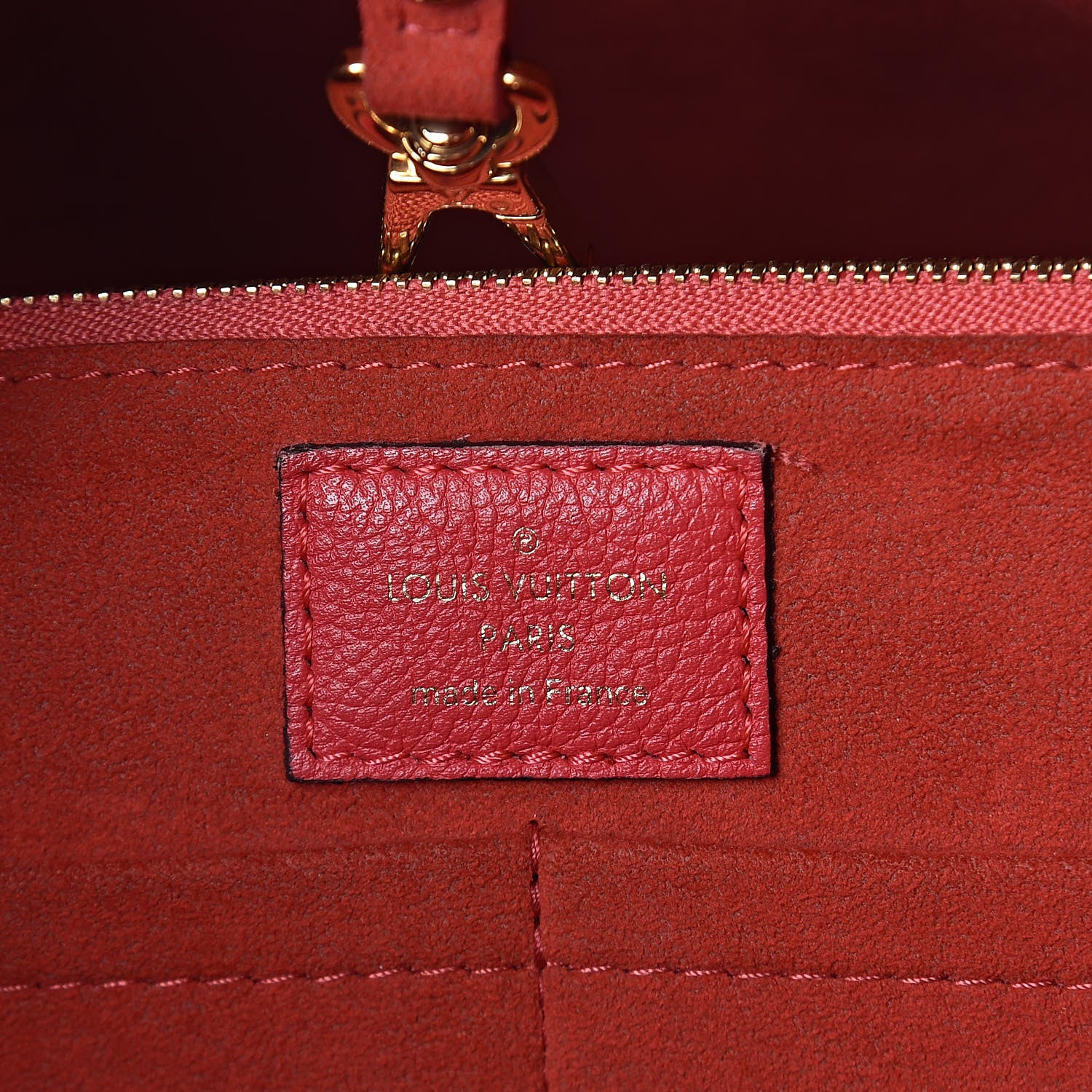 Louis Vuitton Calfskin Monogram Kimono Tote Cherry 6 of 9